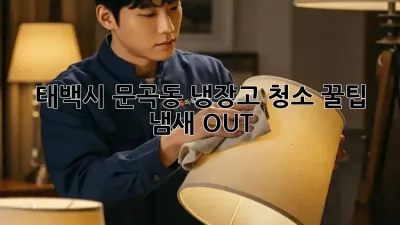 태백시 문곡동 냉장고 청소 꿀팁 ❄️✨ 냄새 OUT!